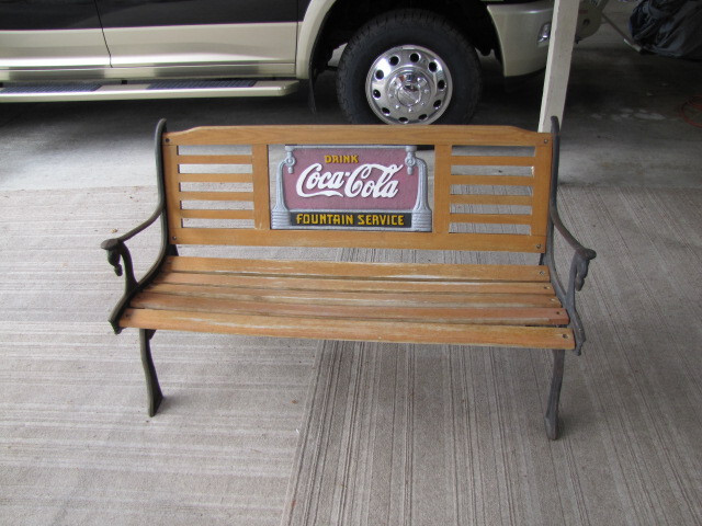Vintage Coca-Cola Fountain Service Cast Iron Park Bench | eBay Vintage Coca-Cola Fountain Service Cast Iron Park Bench | eBay