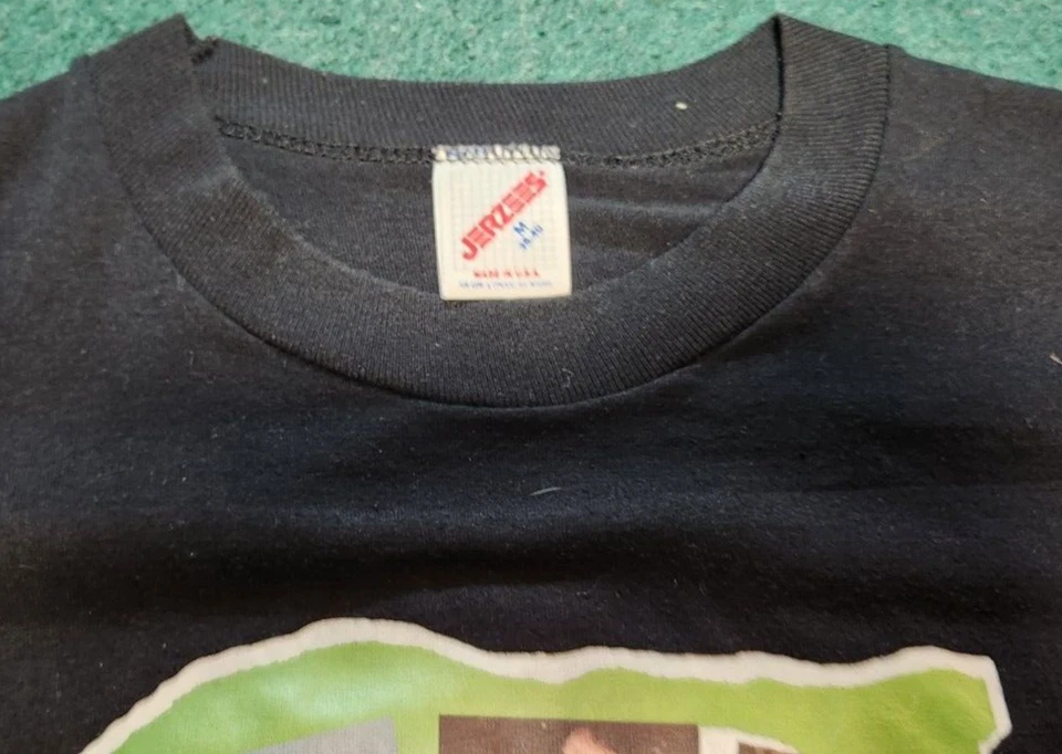 Etiqueta de colección WWF Abdullah Iron Sheik Roddy Piper Boys Kamala talla M 38-40 Jerzees Foto 2 de 4