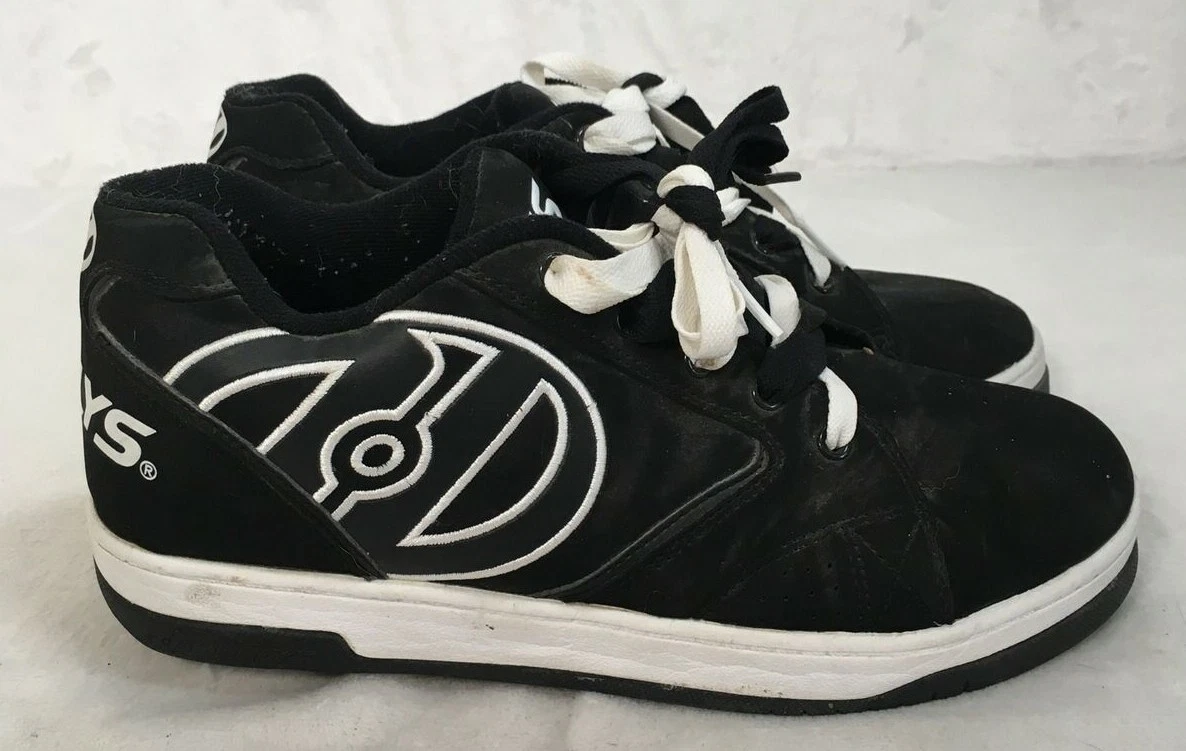 Heelys Boys US 9 8 EU 42 Lace-Up Ninja Heeling Skate Shoes Black | eBay