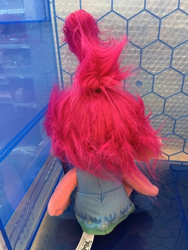 Offiziell lizenziertes Trolls fantastisches brandneues Plüschtier 33 cm blaues Kleid Mohnblume - Bild 3 von 4