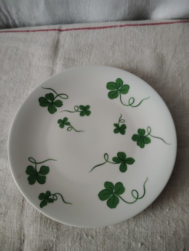 D Porthault Limoges Green Clovers/ Trèfles Vert - Imagen 9 de 14