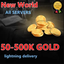 New World Gold Coins🔥50K-500K NW Coin🔥US East West Server🔥Fast Virtual Item