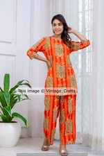 Women  s Casual Co-ord Set Lounge Wear Tiger Printed Summer Track suit Top Pant