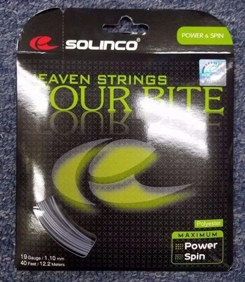 Solinco Tour Bite 19 Gauge 1.10mm Tennis String NEW