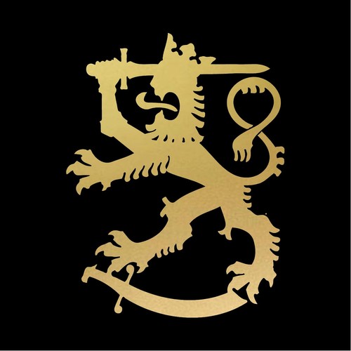 Coat Of Arms Finland Lion Vinyl Decal Car Laptop Finnish Lion Sticker - Picture 7 of 12
