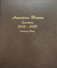 Dansco Album American Women Quarters 8141 PDSS 2022-2025 w Proof Safe Storage