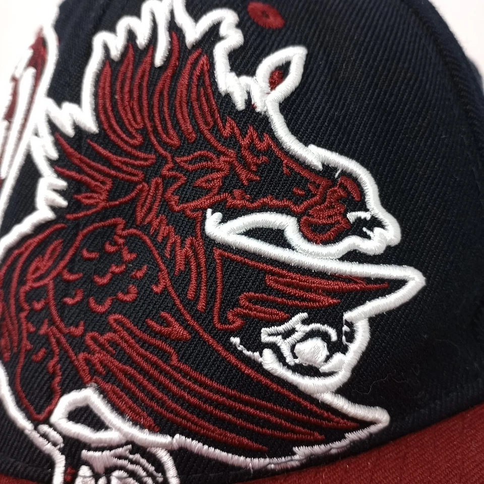 USC Gamecocks Cocks Large Logo Zephyr Wool Blend Adjustable Baseball Cap Hat - Image 4 of 4