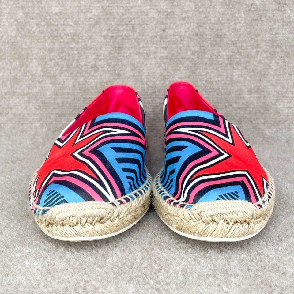 Nicholas Kirkwood Mujer 40 10 Alpargatas Zapatos Planos Sin Cordones Multicolor Satinado Foto 3 de 4