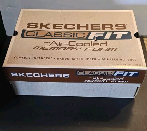 Neu im Karton Skechers Classic Fit mit Air Cooled Memory Foam anthrazit 204568 Schuhe - Bild 9 von 11