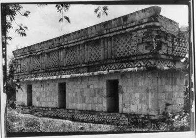 8'' x 10'' Photo Chichen-Itza,Yucatan,Mexico,1932,Temple of 3 Lintels