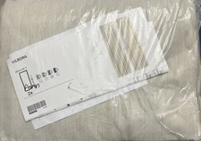 Ikea VILBORG Curtains 2 Panels (1 pair) Room Darkening 57" x 98" Beige 00297553