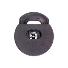 PARACORD PLANET Circle Cord Locks - Black - 6 mm Hole - Variety of Pack Options