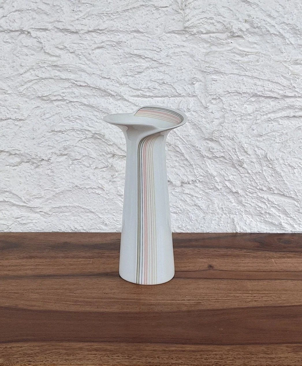 Vintage Yamaji Japan Porcelain Vase, Modern Home Decor, 1980s