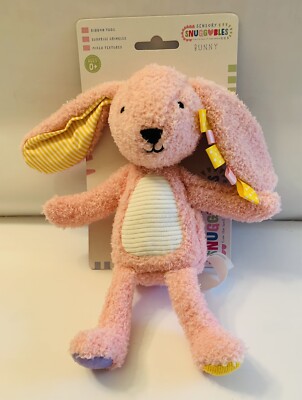 Make Believe Ideas Sensory Snuggables Plush Stuffed Animal - Pink Bunny Toy