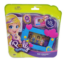 POLLY POCKET 2018 SAY FREEZE FRAME 4 FIGURES  DOG ADD YOUR PHOTO NEW IN PACKAGE