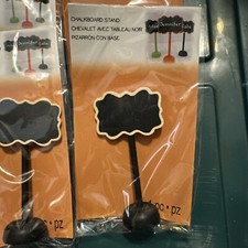 Black Chalkboard Stand 10 Total