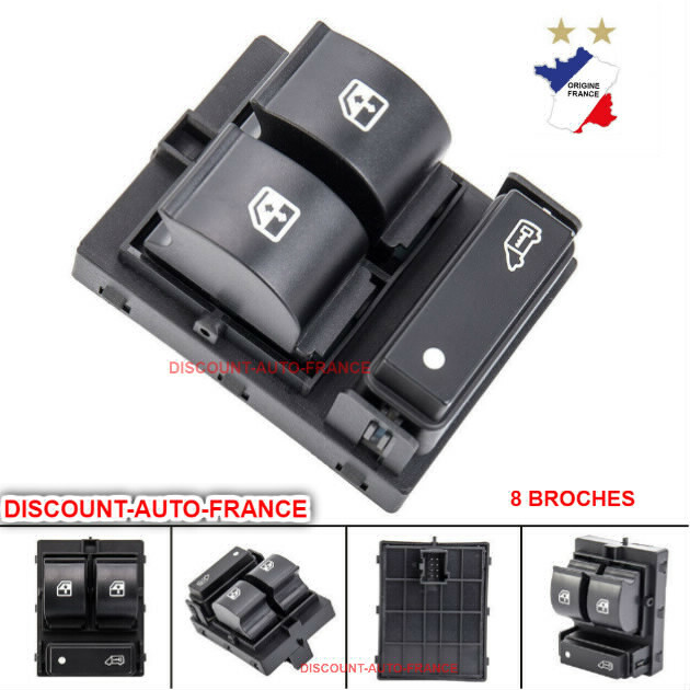 Bouton Lève-vitre Droit Avant Pour Citroën Jumper, Fiat Ducato, Peugeot Boxer - Neuf NTY