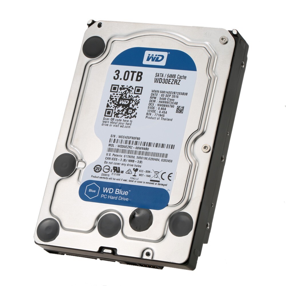 WD Blue 3TB HDD WD30EZRZ 5400RPM 2台 Amazon | WD Blue 3TB Desktop Hard Disk Drive - 5400 RPM SATA