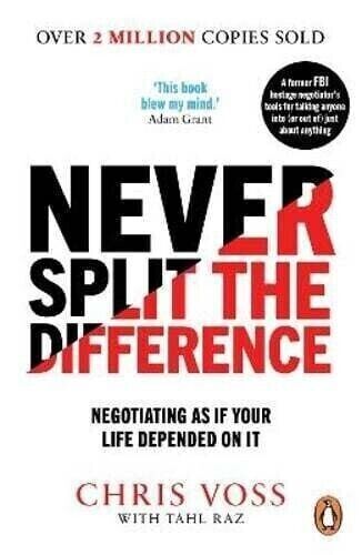 Never Split the Difference: Negotiating as if Your Life Depended  FAST SHIPP - Picture 1 of 3