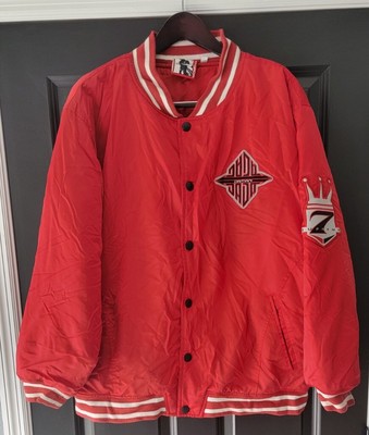 Vintage 90s Red Damani Dada Supreme King 7 Hip Hop Men's Jacket Coat Large | eBay