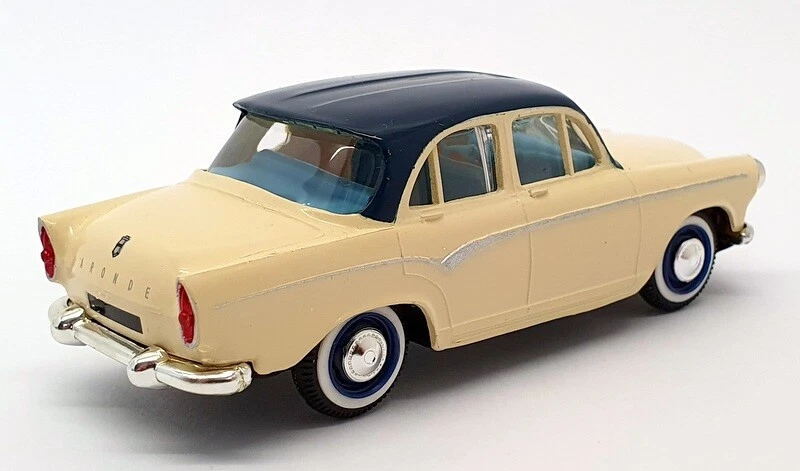 Norev A Century Of Cars 1/43 Scale AFR6085 - Simca Aronde P60 - Blue/Cream - image 2 of 4