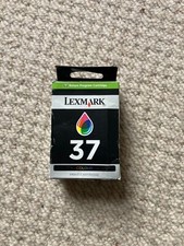 Image of GENUINE AUTHENTIC LEXMARK 37 COLOUR INK CARTRIDGE 18C2140E