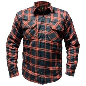 Frank Thomas Redwood Motorcycle Shirt Shacket Red Black