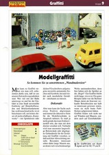 Graffitti auf der Modellbahn realisieren / Bauanleitung