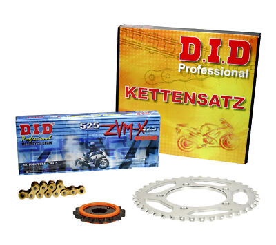 DID SILENT Kettenkit GOLD Yamaha FZ8 Fazer, Bj. 10-13 (RN25); super verstärkt