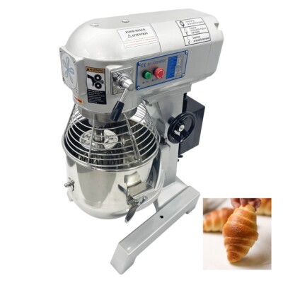 Commercial Food Stand Mixer Double -speed Double-acting 304 Stainless Steel 15L