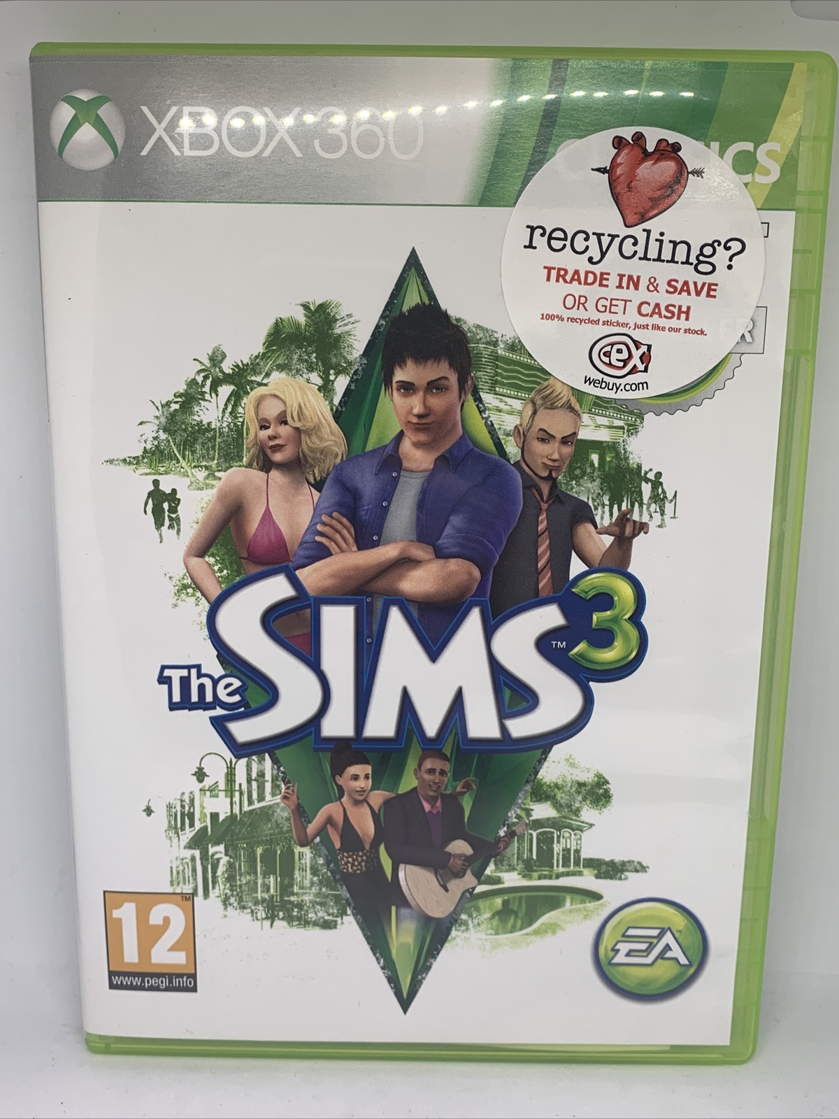 THE SIMS 3 - XBOX 360 GAME - UK PAL Free Uk P&p