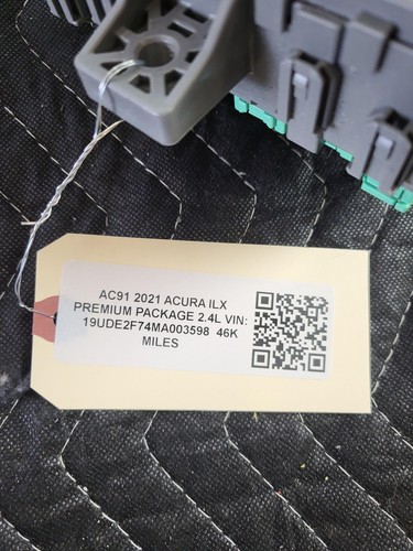 ACURA ILX 2021 Cabin Fuse Relay Junction Box USED OEM 19-22 - Picture 2 of 4