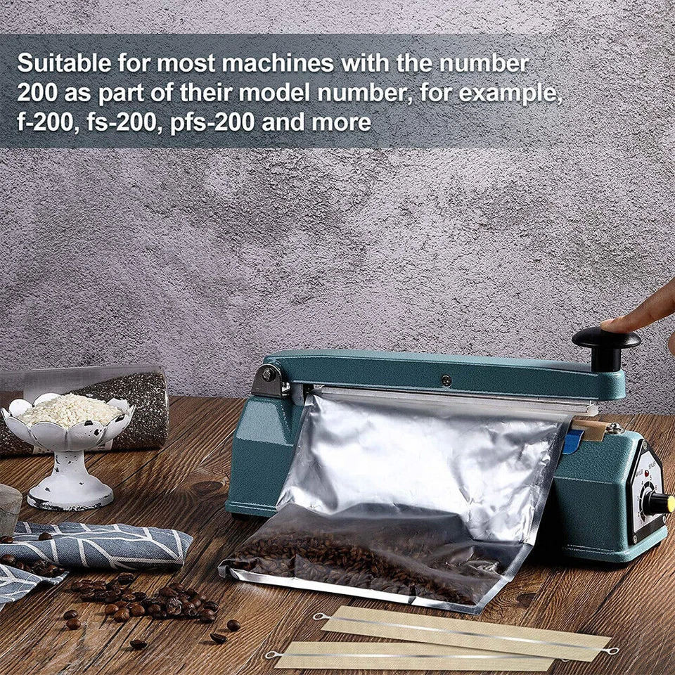 200/300/400mm Useful Impulse Sealer Heat Wire Element Strip Sealing Machine UK - Image 3 of 4