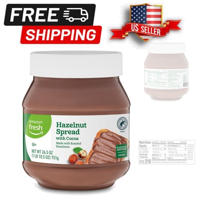 Nutritious Hazelnut Spread with Cocoa - 26.5 Oz, Non-GMO & Gluten-Free