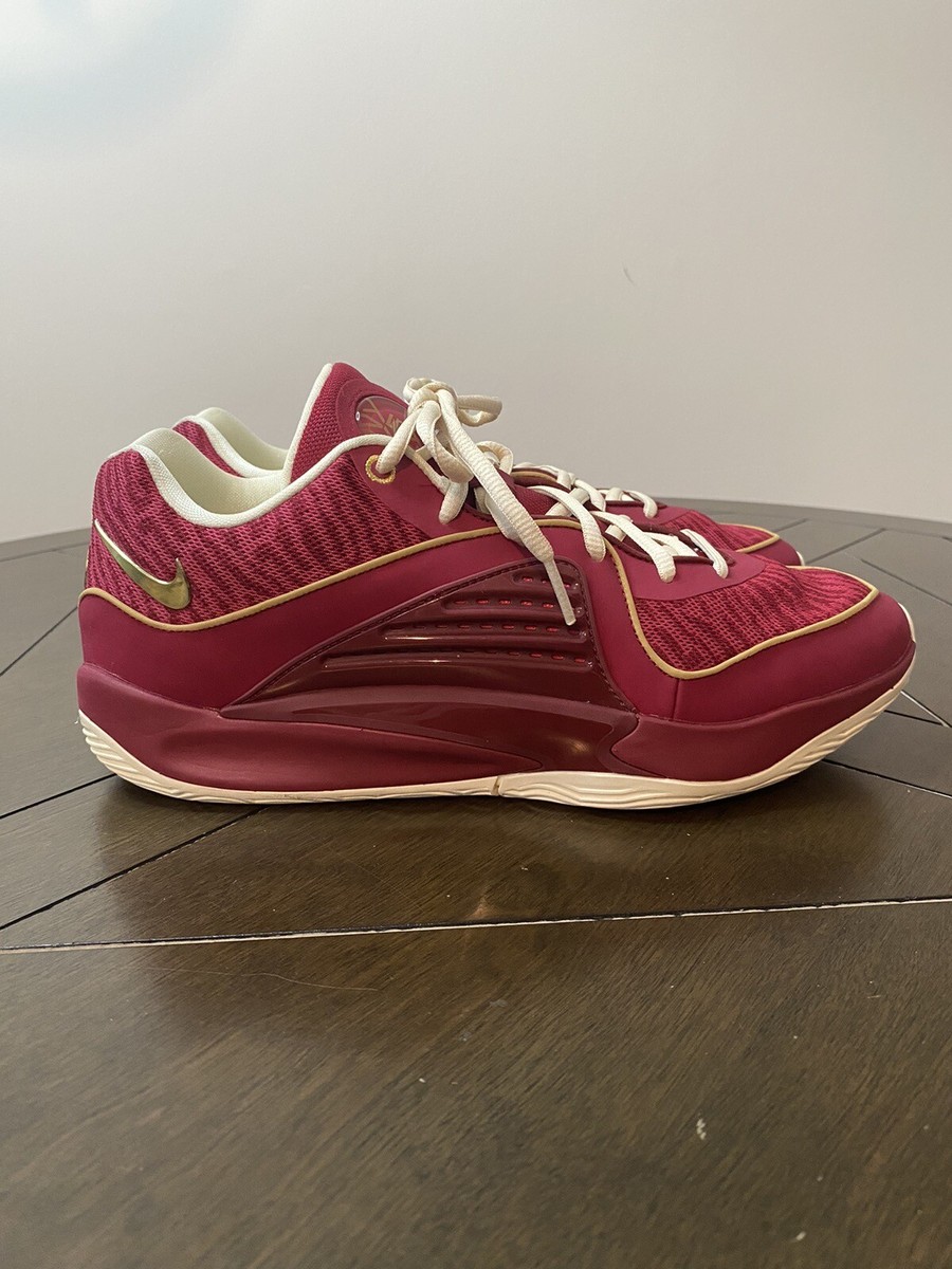 Nike KD 16 NY vs NY Size 9.5 Basketball Shoes DZ2925-600 Dark Red