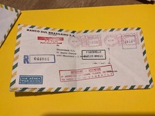 Brasile grande copertina posta aerea registrata A22099