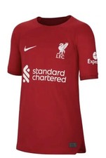 Image of Nike LFC Liverpool Football club T Shirt XL 13-15yrs soccer home 2022/2023 tee