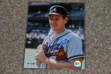 JODY DAVIS AUTOGRAPHED BRAVES 8X10 PHOTO