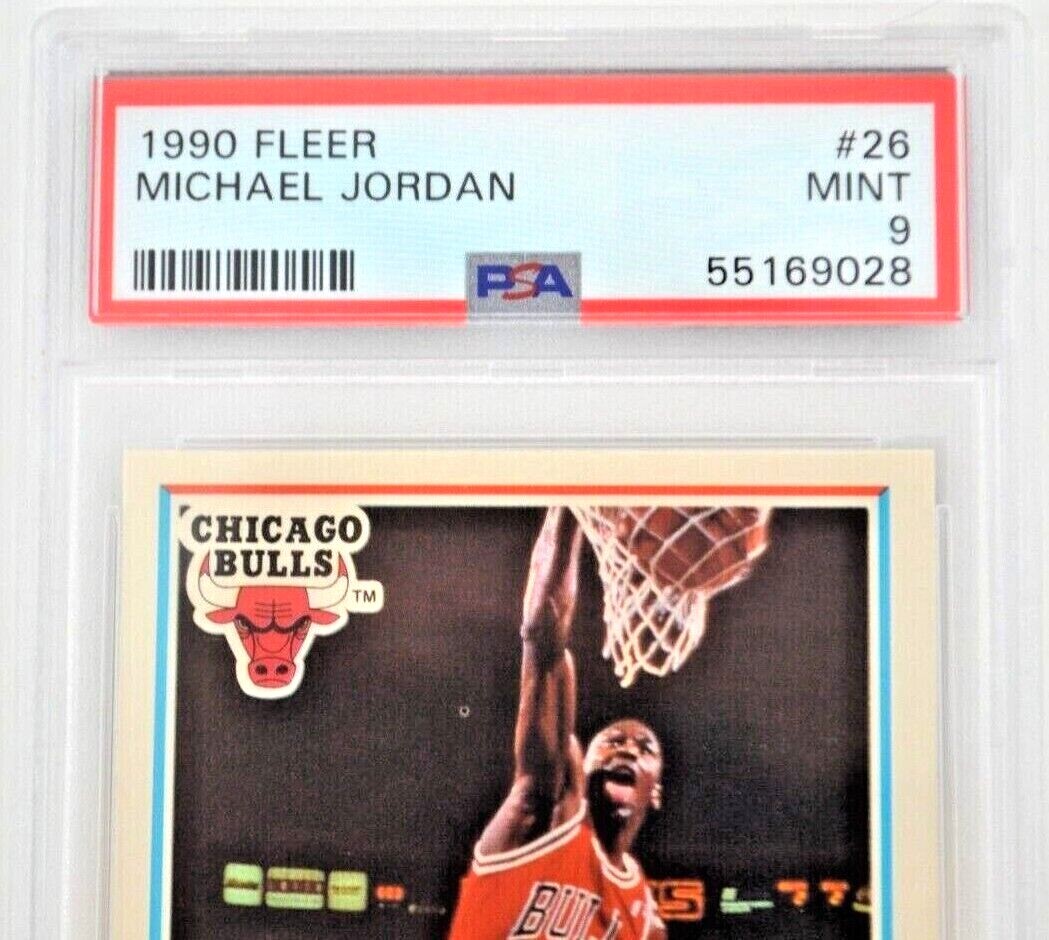 その他 Fleer Michael Jordan DOE PSA 9 MICHAEL JORDAN 1990 Fleer #26 MINT PSA 9 | eBay