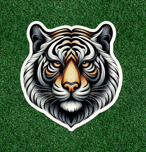Beautiful Bengal tiger 100% waterproof vinyl sticker decal - many sizes
