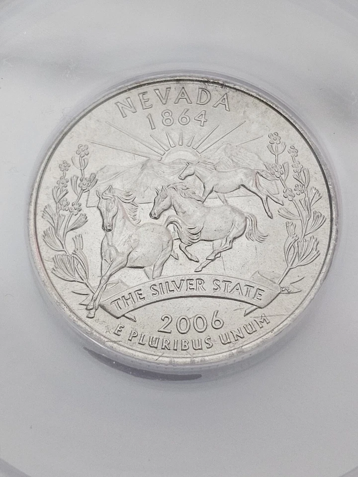 2006-D Nevada 25C ANACS MS 68 Satin Washington Quarter - Image 3 of 4