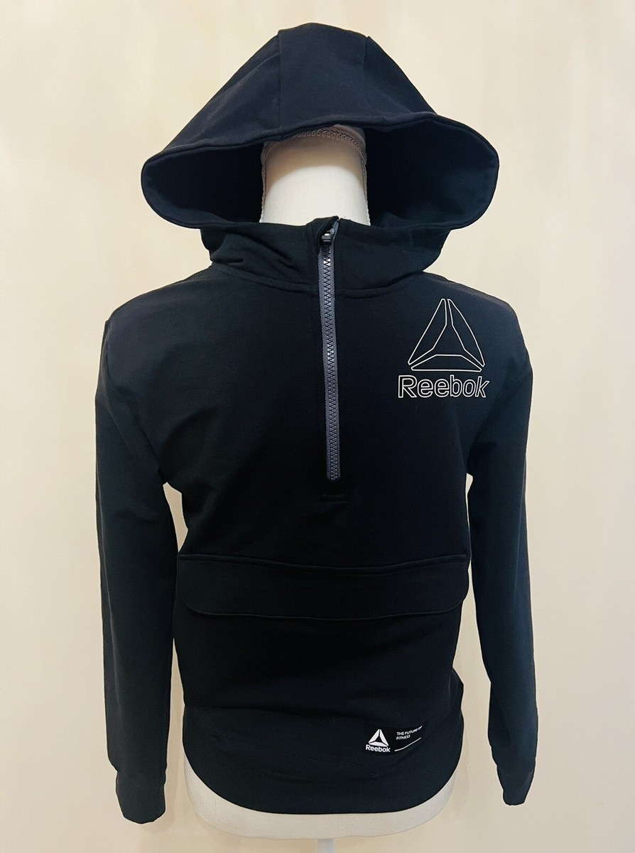 Reebok Boys Top Hoodie/Sweatshirt Black size L (10/12)