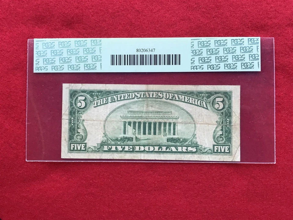 FR-1850L 1929 Series $5 San Francisco Federal Reserve Bank Note *PCGS 15 PPQ* - Image 2 of 2