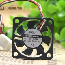 ADDA AD0305MB-K73 5V 0.06A 3cm 3007 Miniature Quiet Industrial Cooling Fan