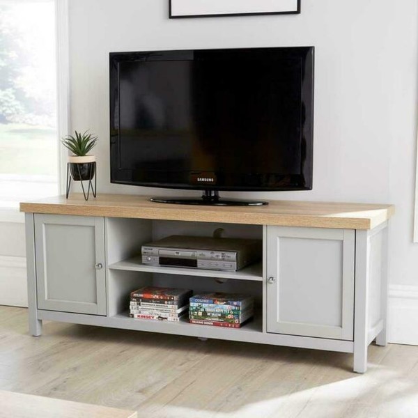 Dorset KY006 120 Cm Wide TV Stand Grey for sale online eBay