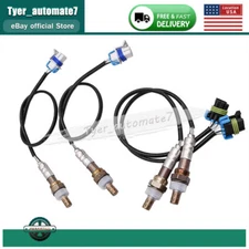 4x Front & Rear Oxygen Sensor 234-4669 234-4407 For Chevrolet Silverado 1500