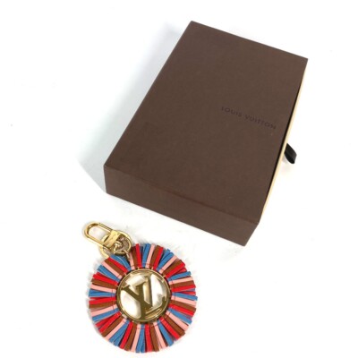 LOUIS VUITTON M68463 Portocle LV fringe Bag Charm Key Holder