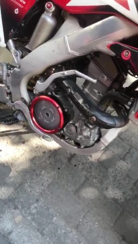 For Honda CRF250R 2004-2009 CRF250X 2004-2017 2018 CNC Racing Clear Clutch Cover - Video 1 di 1