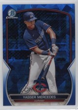 2023 Bowman Sapphire Edition Chrome Prospects Yasser Mercedes #BCP-99 1n2k
