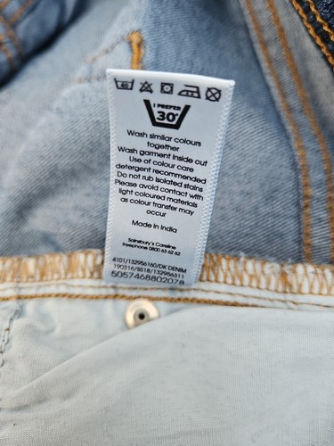 Tu Damengröße 18 blau Denim Bermuda Shorts Curve Modekleidung Urlaub Jeanskleidung - Bild 8 von 8